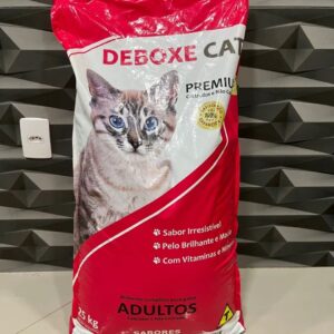 RAÇÃO PARA GATOS DEBOXE CAT PEIXE 25KG