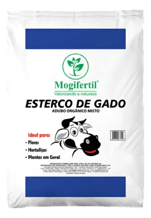 ESTERCO DE GADO 20KG MOGI FERTIL