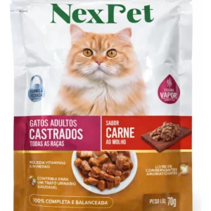 SACHÊ NEXPET GATO CARNE 70G