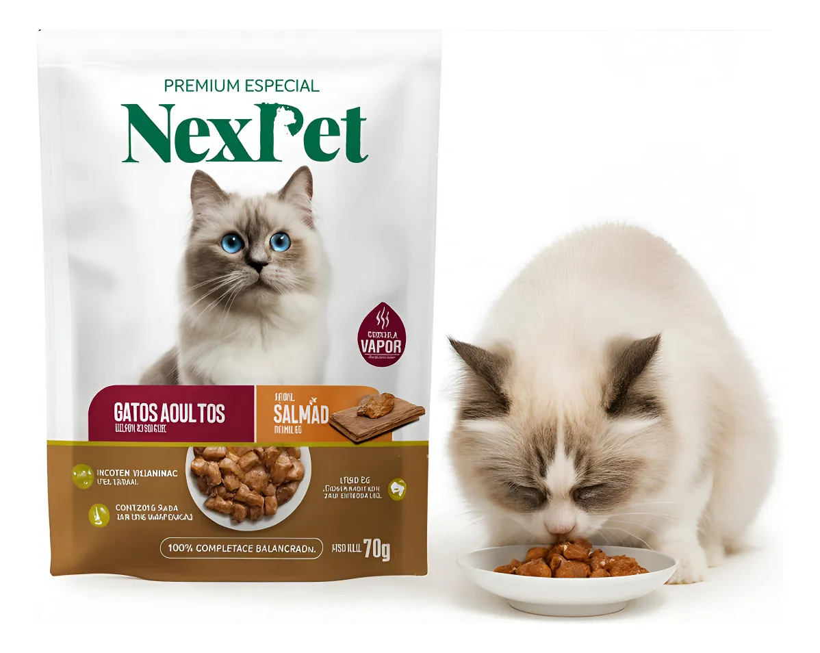 SACHÊ NEXPET GATO SALMÃO 70G - Imagem 2