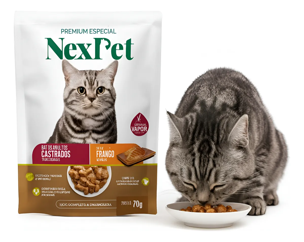 SACHÊ NEXPET GATO FRANGO 70G - Imagem 2