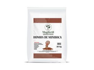 ESTERCO HUMUS MINHOCA 20KG MOGI FERTIL