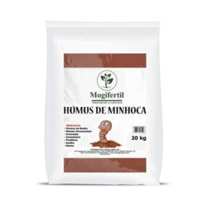 ESTERCO HUMUS MINHOCA 20KG MOGI FERTIL