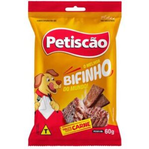 BIFINHO TABLETE PETISCÃO PARA CÃES SABOR CARNE 60G