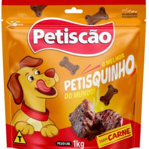 PETISQUINHO PETISCÃO PARA CÃES SABOR CARNE OSSINHO 1KG