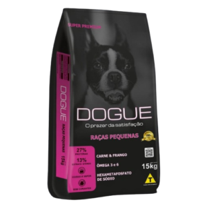 RAÇÃO PARA CÃES DOGUE SUPER PREMIUM RAÇAS PEQUENAS 15KG