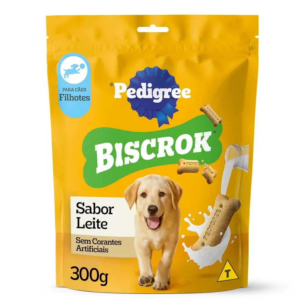 BISCOITO BISCROCK PEDIGREE FILHOTES 300G