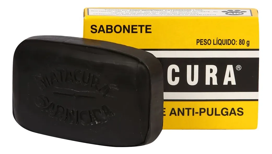 SABONETE SARNICIDA E PULGAS MATACURA 80G - Imagem 2