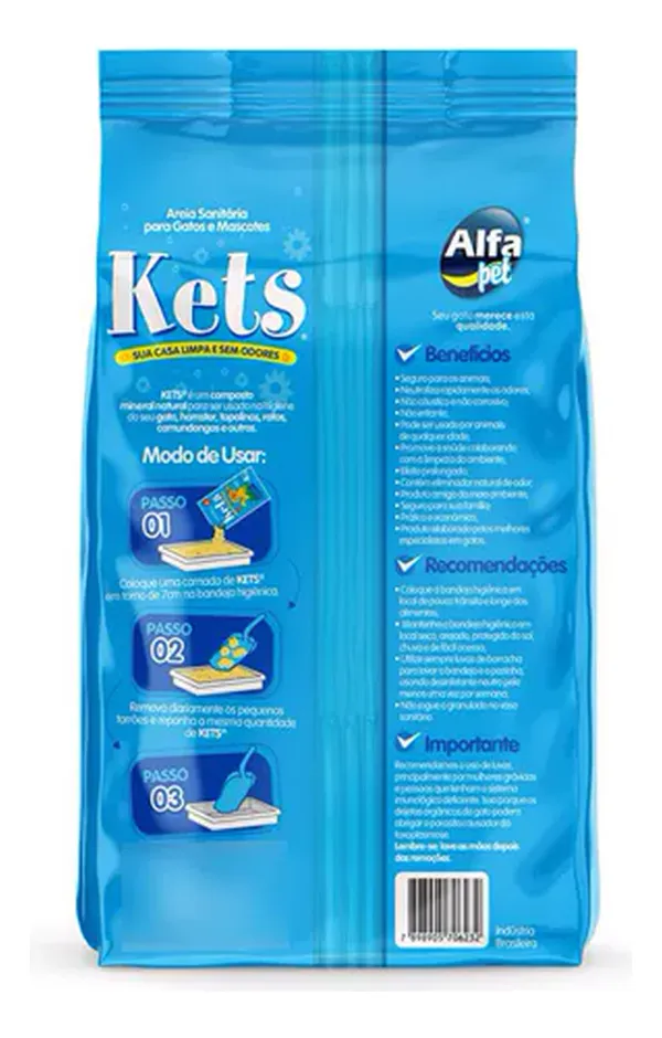 AREIA SANITÁRIA 12KG PARA GATOS - Imagem 3