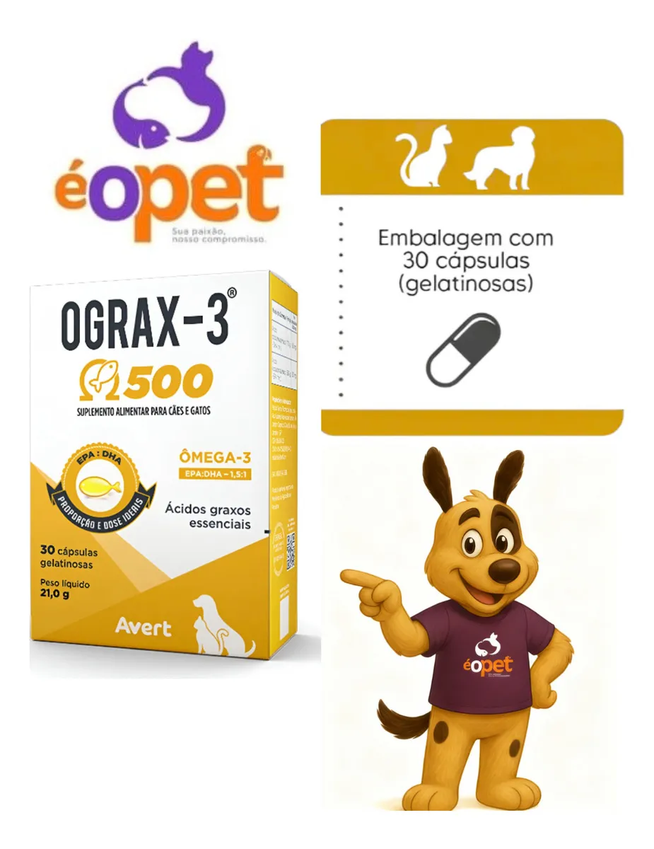OGRAX-3 500 30 CÁPSULAS 21,9G - Imagem 2