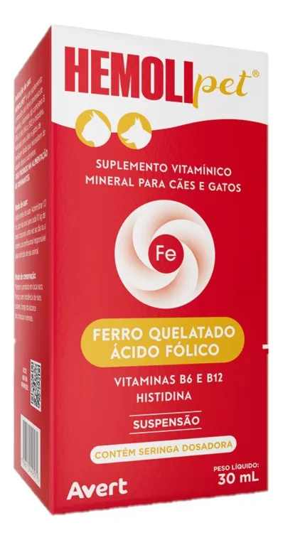 HEMOLIPET SUSPENSÃO 30ML