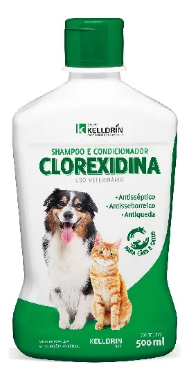 SHAMPOO E CONDICIONADOR CLOREXIDINA 500ML