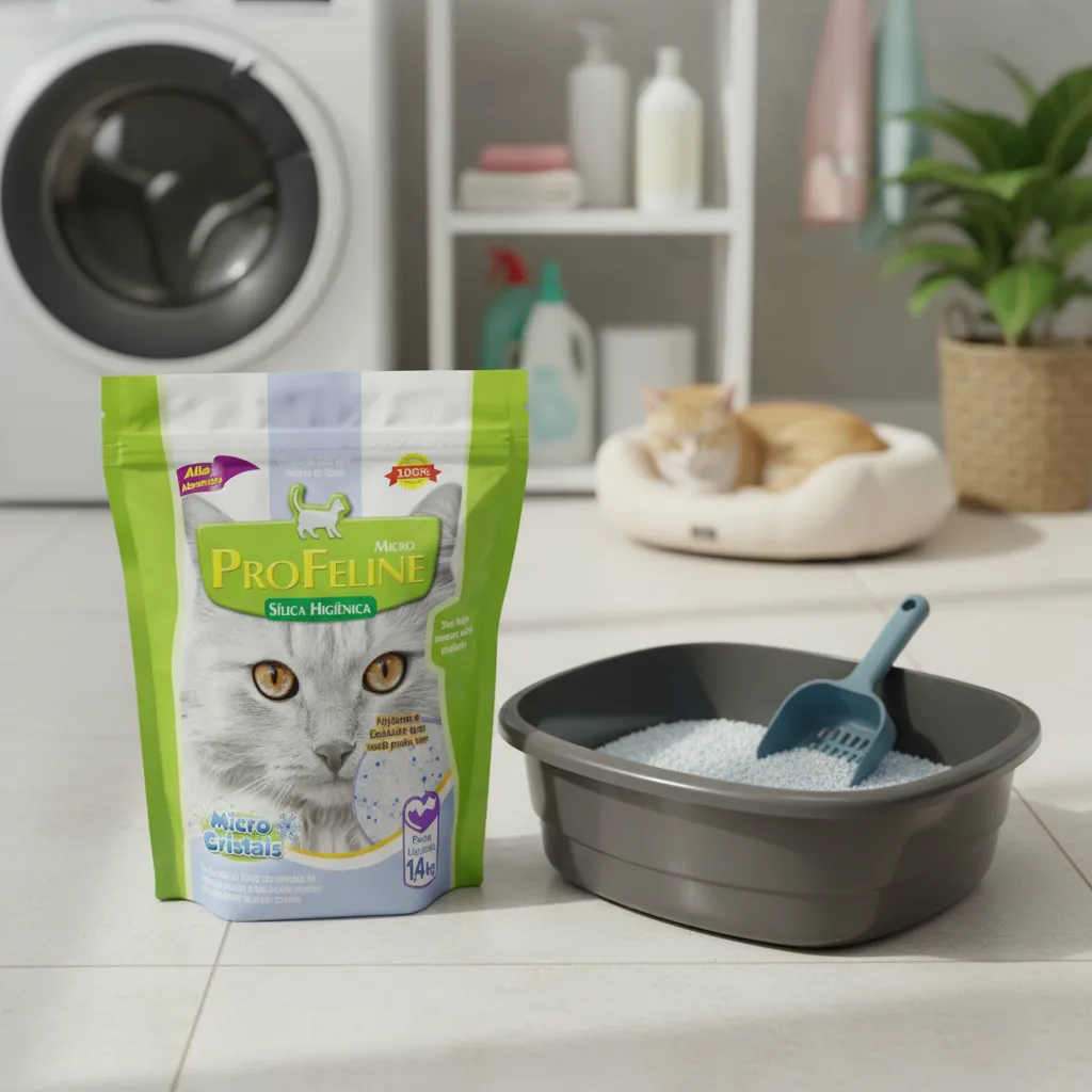 AREIA SÍLICA HIGIÊNICA PROFELINE 1,4KG - Imagem 2