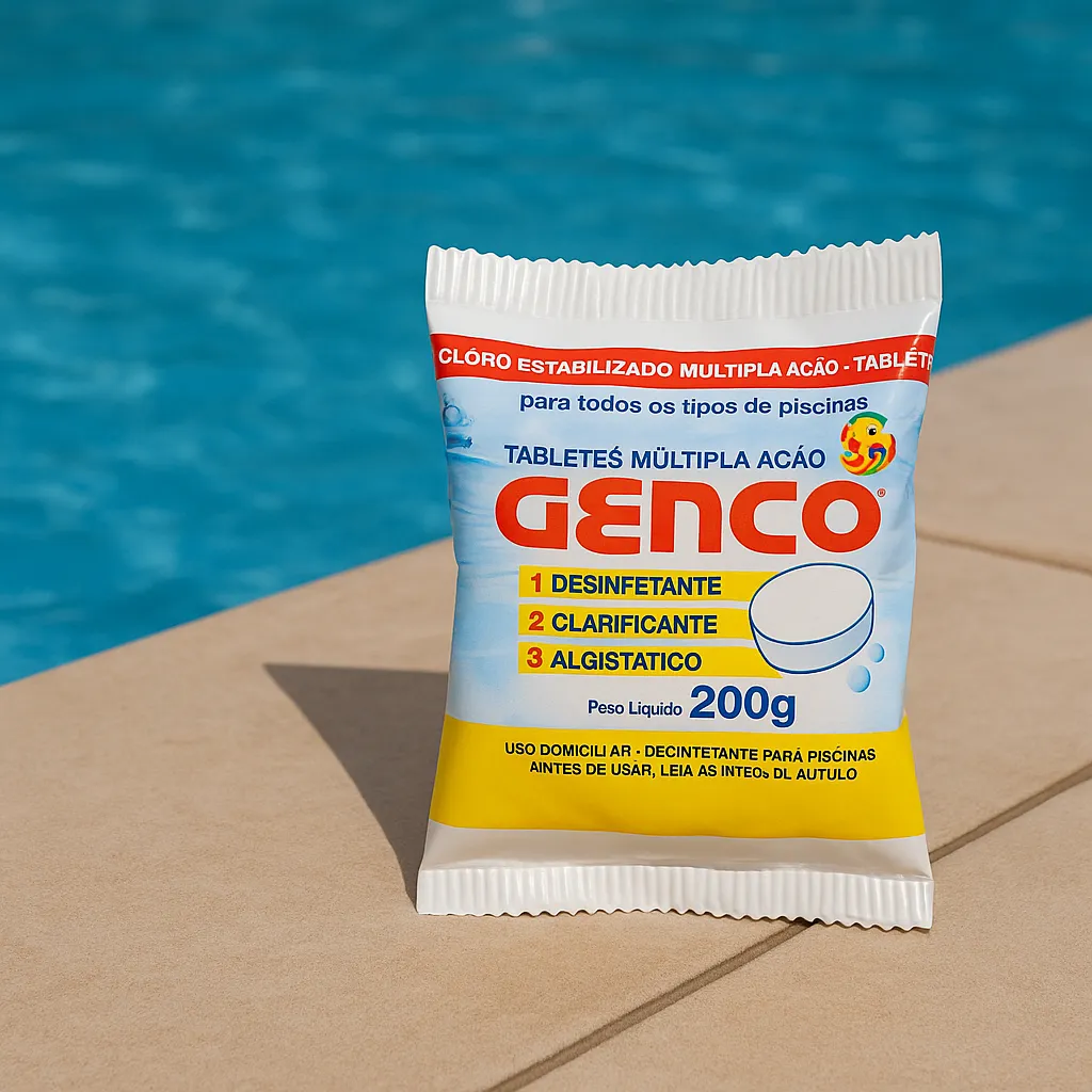 PASTILHA CLORO GENCO 3EM1 200G - Imagem 2
