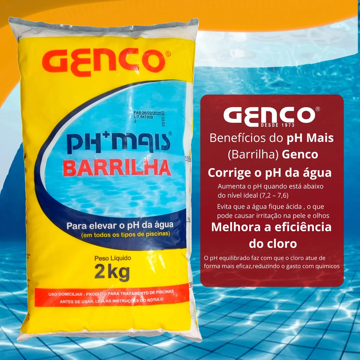 GENCO PH+ BARRILHA 2KG - Imagem 2