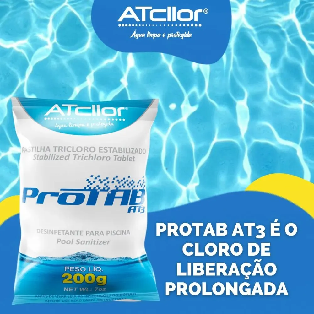 PASTILHA CLORO ATCLLOR PROTAB AT3 200G - Imagem 3
