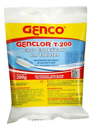 PASTILHA CLORO GENCO T-200 200G