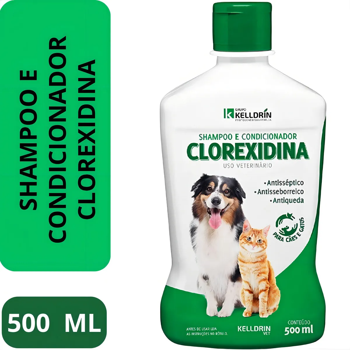 SHAMPOO E CONDICIONADOR CLOREXIDINA 500ML - Imagem 2