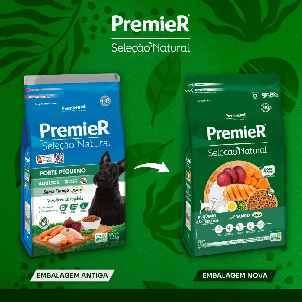 RAÇÃO PREMIER SELEÇÃO NATURAL CÃES ADULTOS RAÇAS PEQUENAS FRANGO 1KG - Imagem 3